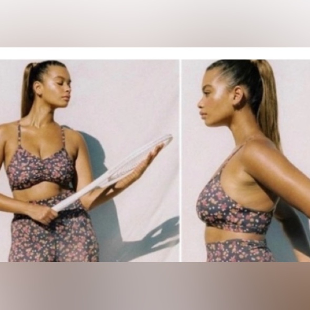 Spell Rambling Rose Floral Bralette with Straps